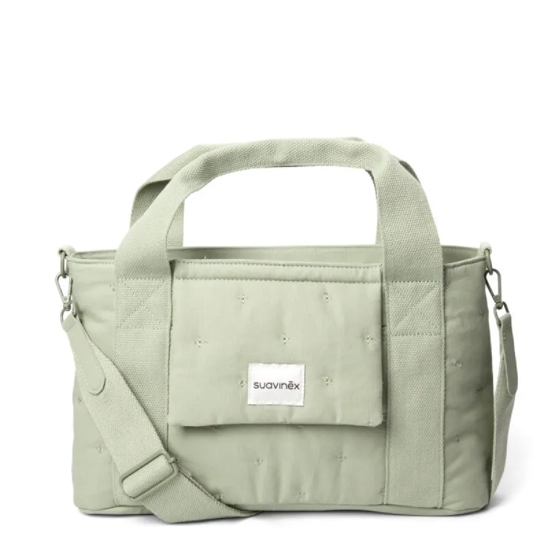 Suavinex Bolso Paseo Panera Poetry Verde Agua | Farmacia Barata