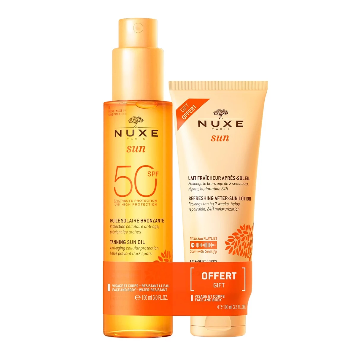 Nuxe Sun aceite bronceador SPF50, 150 ml