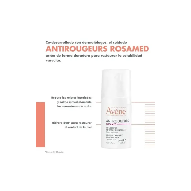 Avene Rosamed antirrojeces concentrado beneficios Avene Rosamed antirrojeces concentrado beneficios