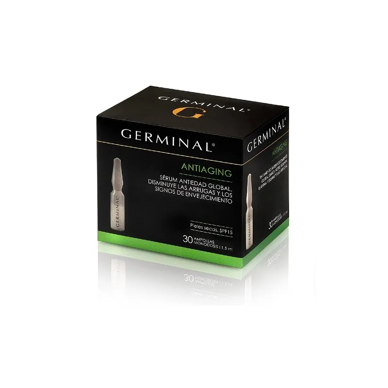 Germinal Acción Profunda tratamiento antiaging pieles secas, 30 ampollas