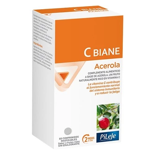 Pileje C Biane acerola, 60 comprimidos.