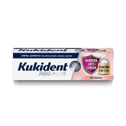 Kukident Pro Plus barrera anti-comida sin sabor, 40 g