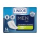 Lindor Absorbente Incontinencia Orina Ligera Men Pad Normal 5 gotas, 14 unidades