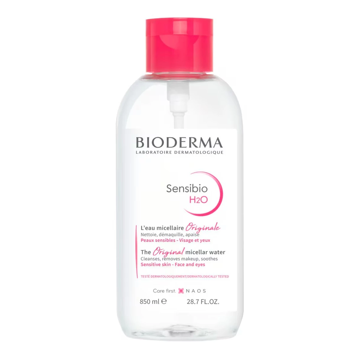 Bioderma Sensibio H20 Pum, 850 ml