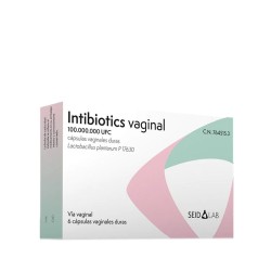 Intibiotics Vaginal 100.000.000 UFC, 6 cápsulas vaginales