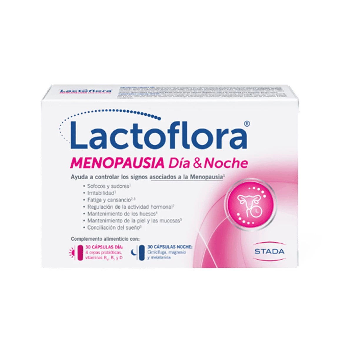 Lactoflora Menopausia Dia y Noche, 60 cápsulas