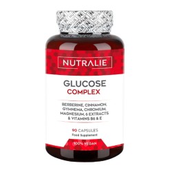 Nutralie Glucosa Complex con Berberina+Cromo+Canela, 90 cápsulas