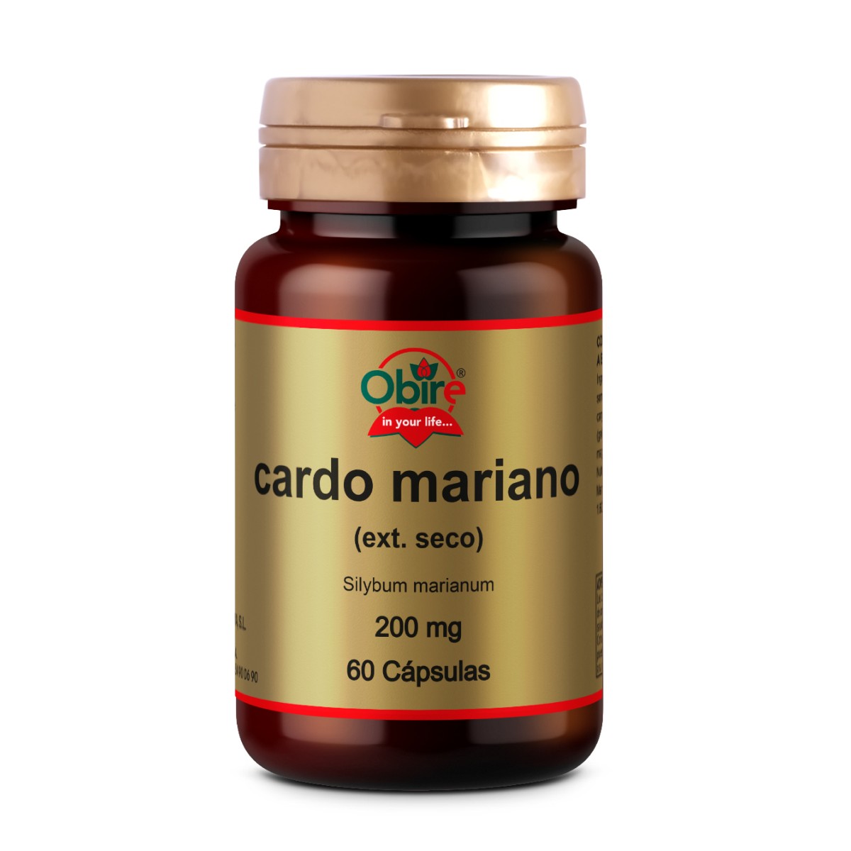 Obire Cardo mariano (ext. seco) 200 mg, 60 cápsulas