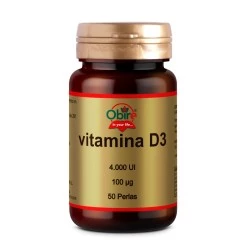 Obire Vitamina D3 100 mcg. (4000 U.I) 100 perlas