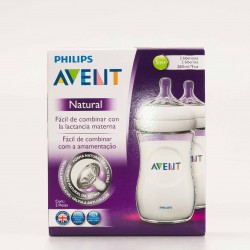 Avent Philips 2 Biberones Natural 260 ml.