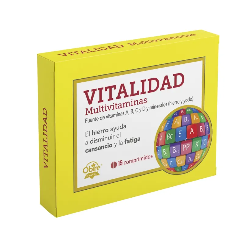 Obire Vitalidad 15 comprimidos | Farmacia Barata