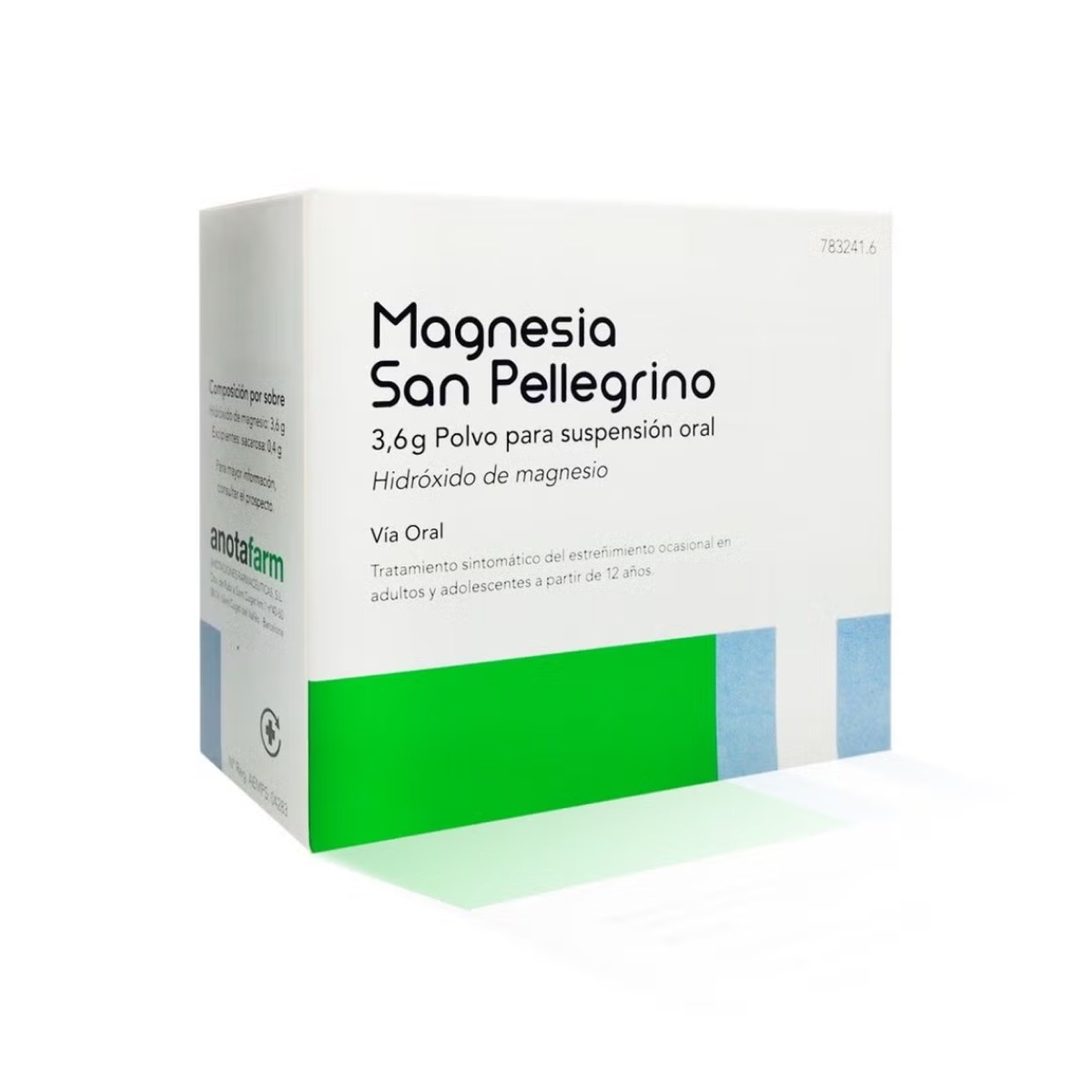 Magnesia San Pellegrino 3,6g, 20 Sobres para suspensión oral