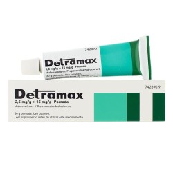 Detramax 2,5mg/g+15mg/g Pomada, 30 g