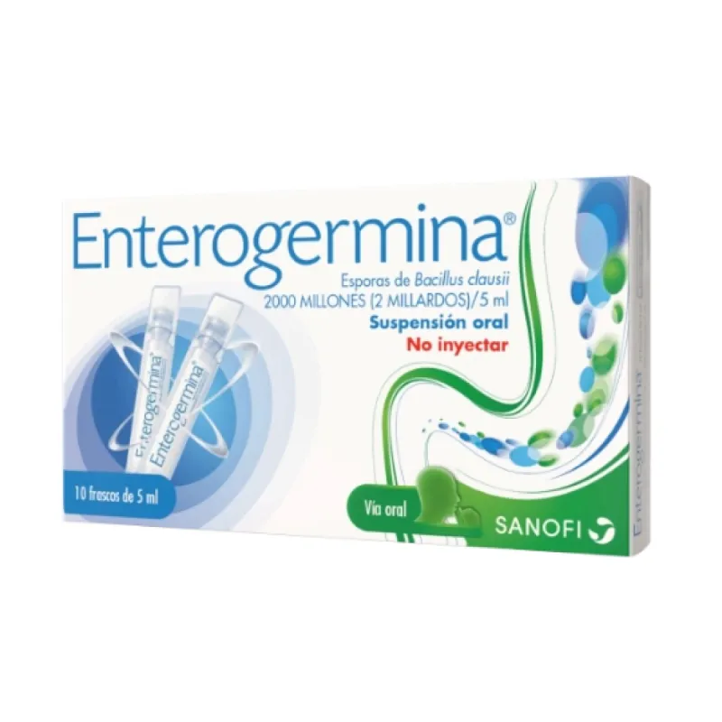 Enterogermina, 10 viales de 5 ml Enterogermina, 10 viales de 5 ml