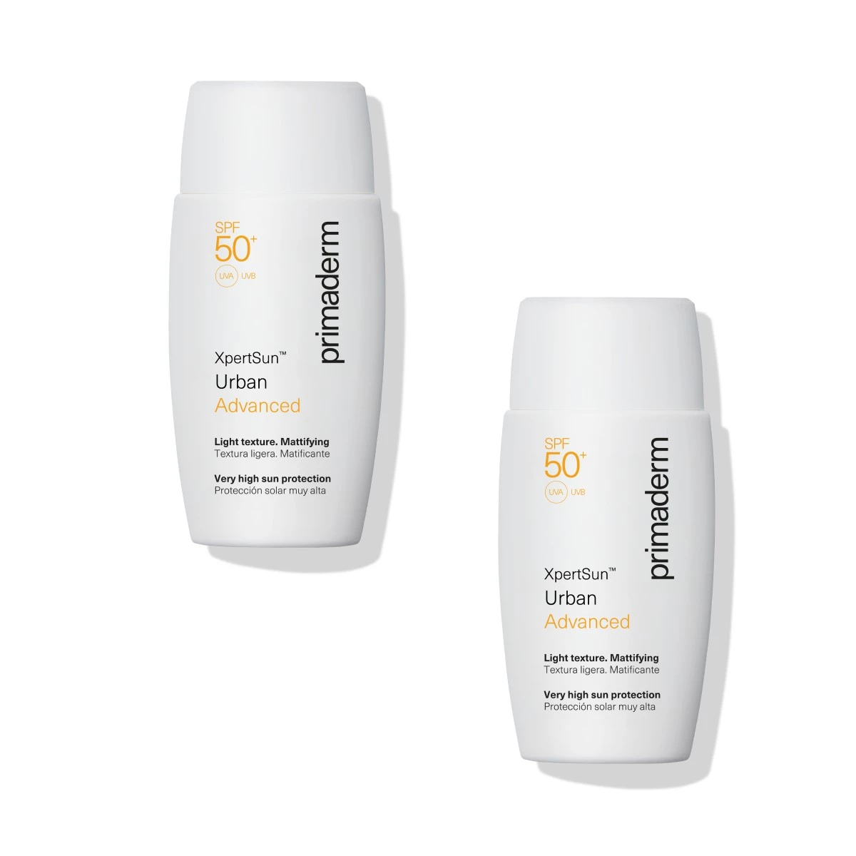 Primaderm Xpertsun Urban advance light texture, Oferta Duplo 2x 50 ml.