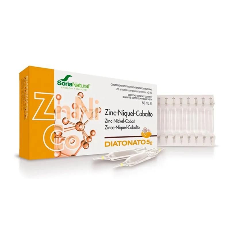 Soria Natural Diatonato 3 Manganeso - Cobalto, 28 viales | Farmacia Barata