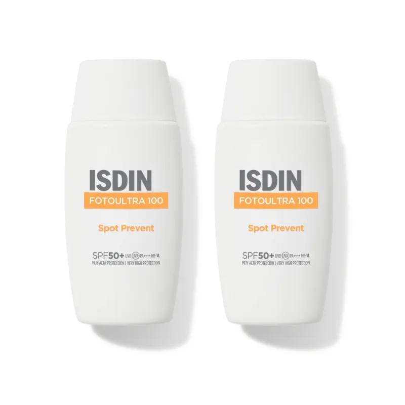 Isdin FotoUltra Spot Prevent Fusion Fluid SPF100+, Oferta Duplo 2x 50 ml| Farmacia Barata