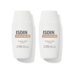 Isdin Fotoultra 100 Active Unify Color SPF50+, Oferta Duplo 2x 50 ml