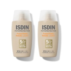 Isdin fotoprotector fusion water color light SPF 50, Oferta Duplo 2x 50 ml