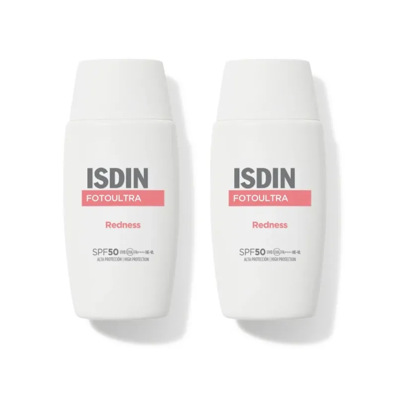 Isdin Fotoultra Redness SPF50, Oferta Duplo 2x 50 ml| Farmacia Barata