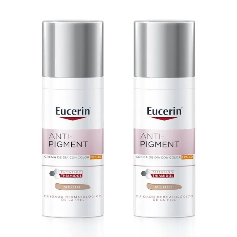 Eucerin anti-pigment crema de dia SPF30 tono medio, Oferta Duplo 2x 50 ml| Farmacia Barata Eucerin anti-pigment crema de dia SPF30 tono medio, Oferta Duplo 2x 50 ml| Farmacia Barata
