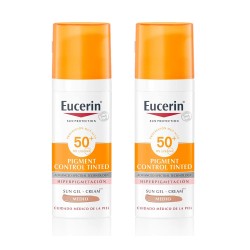 Eucerin Sun pigment control FPS 50+ tono medio, Oferta Duplo 2x 50 ml