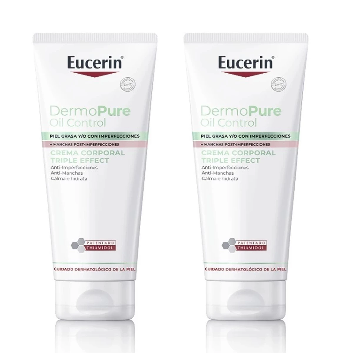 Eucerin Dermopure Oil Control Crema Corporal Triple Effect, Oferta Duplo 2x 200 ml