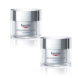 Eucerin Hyaluron-Filler dia FPS15 piel seca, Oferta Duplo 2x 50 ml