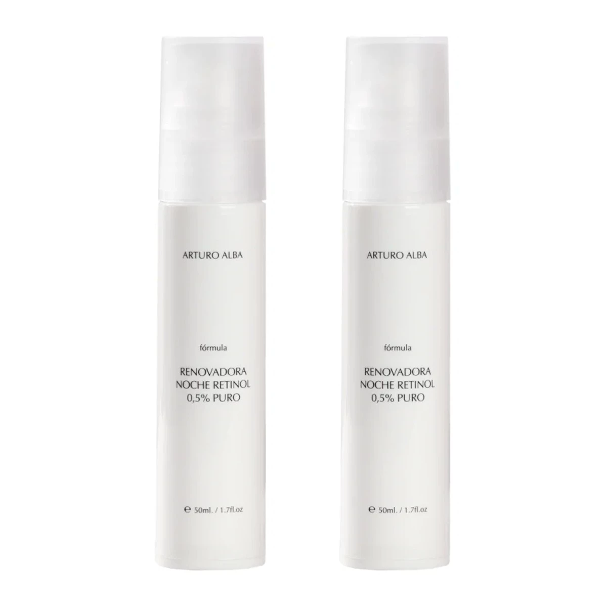 Arturo Alba retexturizante noche con retinol puro 0.5%, Oferta Duplo 2x 50 ml