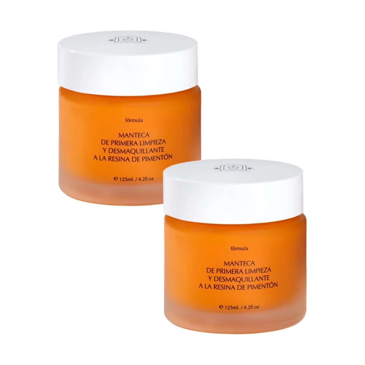 Arturo Alba Manteca Primera Limpieza y Desmaquillante Resina Pimentón, Oferta Duplo 2x 125 ml