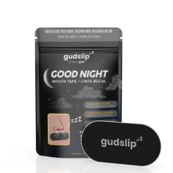 Gudslip Night Menos Ronquidos Cinta Bucal, 30 unidades