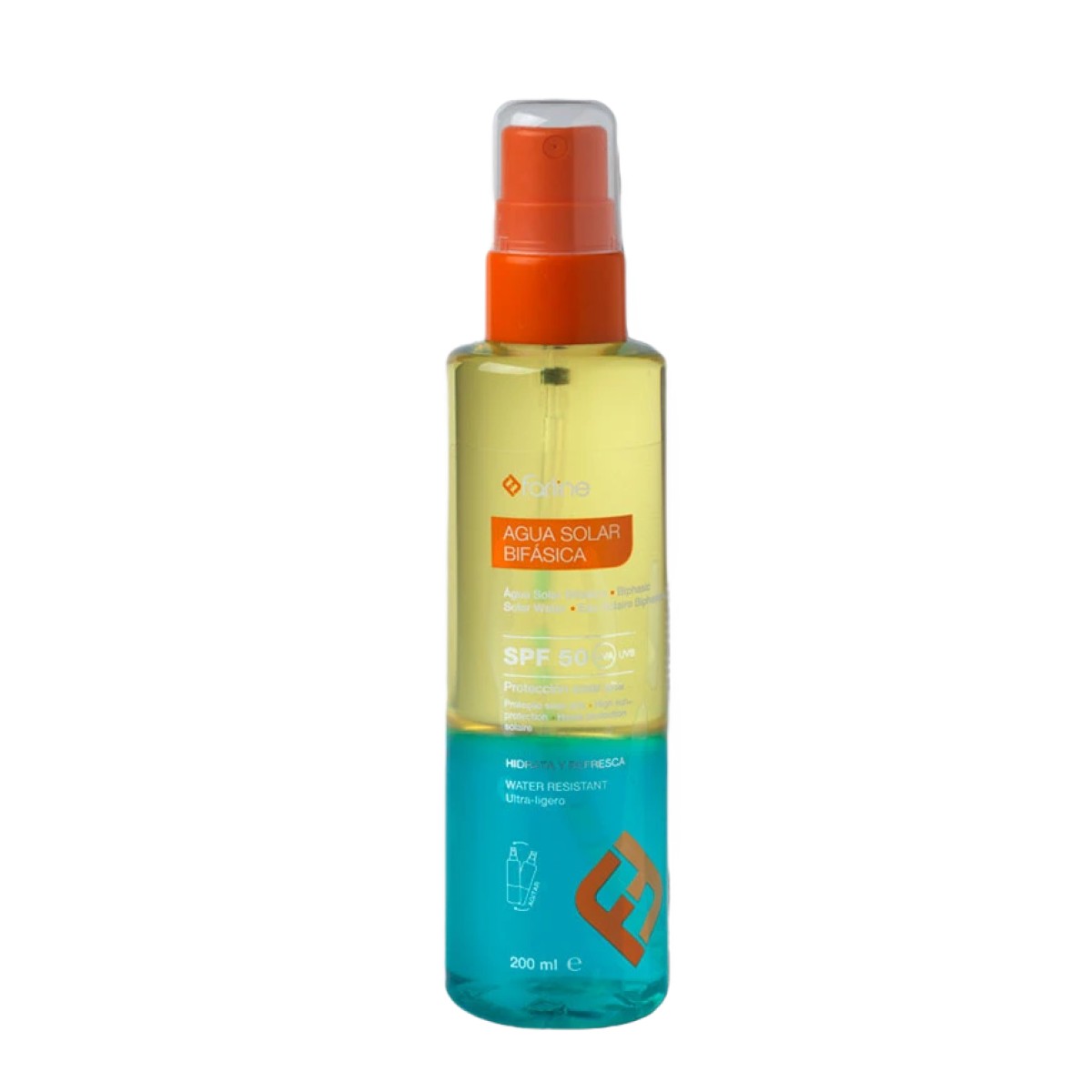 Farline Agua Bifásica SPF50, 200 ml