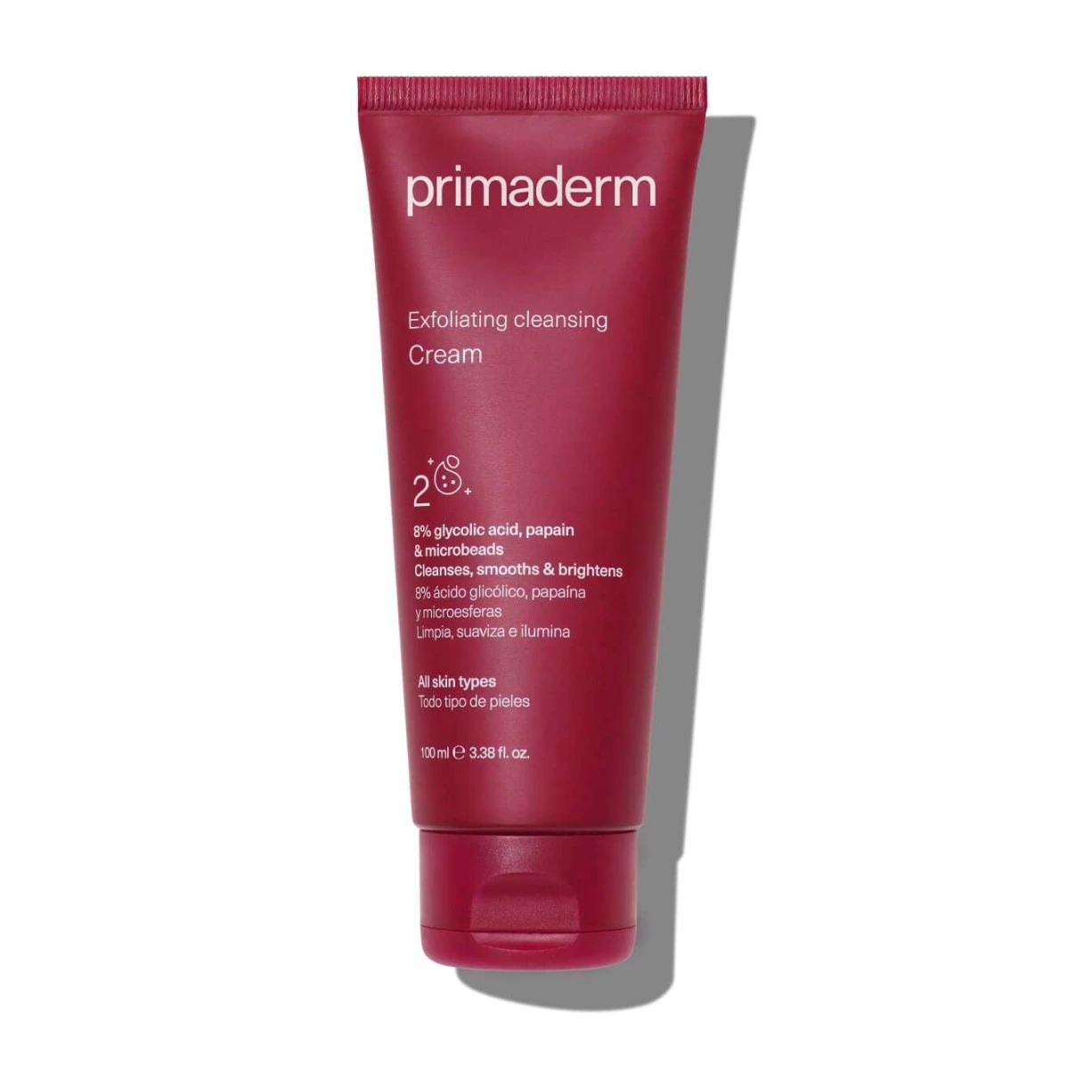 Primaderm Exfoliante Limpiador Crema, 100 ml