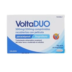 Voltaduo 500mg/200mg, 10 comprimidos recubiertos
