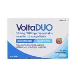 Voltaduo 500mg/200mg, 20 comprimidos recubiertos
