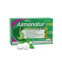 Almanatur Sabor Menta, 40 comprimidos masticables
