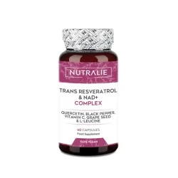 Nutralie Trans Resveratrol & NAD, 60 capsulas