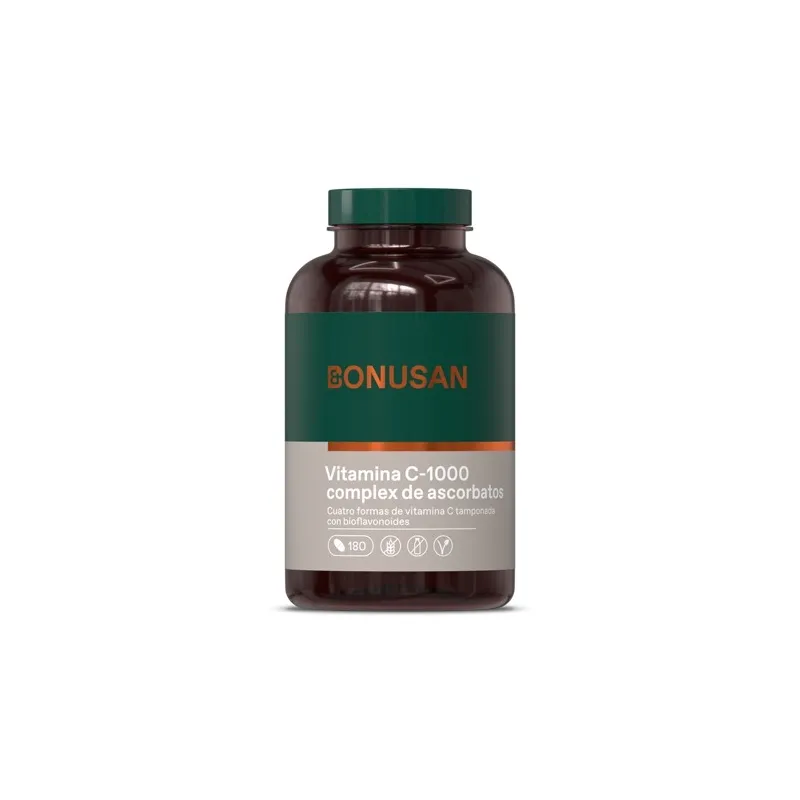 Bonusan Vitamina C-1000 complejo de ascorbates 180 comprimidos 180 comprimidos