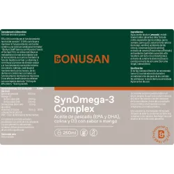 Bonusan synomega-3 complex etiqueta Bonusan synomega-3 complex etiqueta