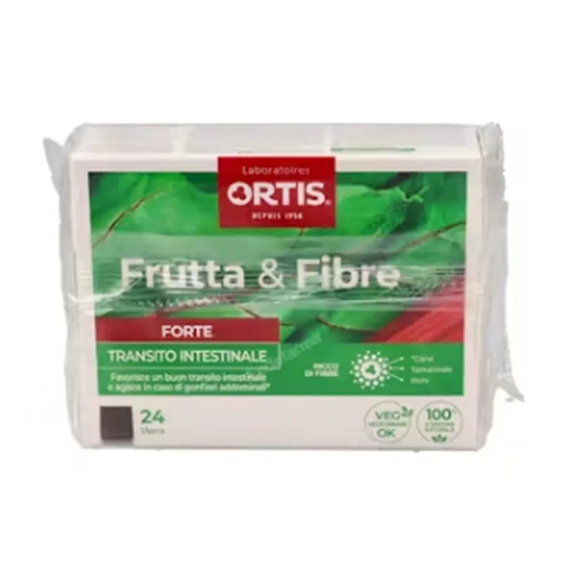 Ortis Frutas & Fibras Forte, 24 cubitos. Salud intestinal.  Ortis Frutas & Fibras Forte, 24 cubitos. Salud intestinal.
