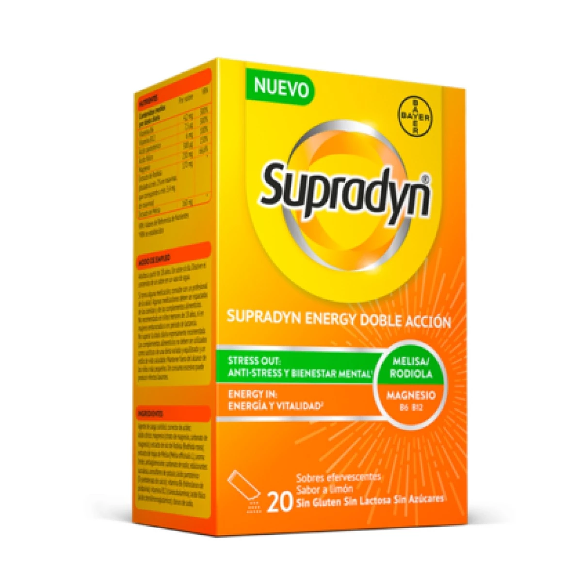 Supradyn Energy Doble Acción, 20 sobres