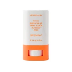 Arturo Alba Barra Solar Triple Accion SPF50+ Acabado Zero, 14,4 g