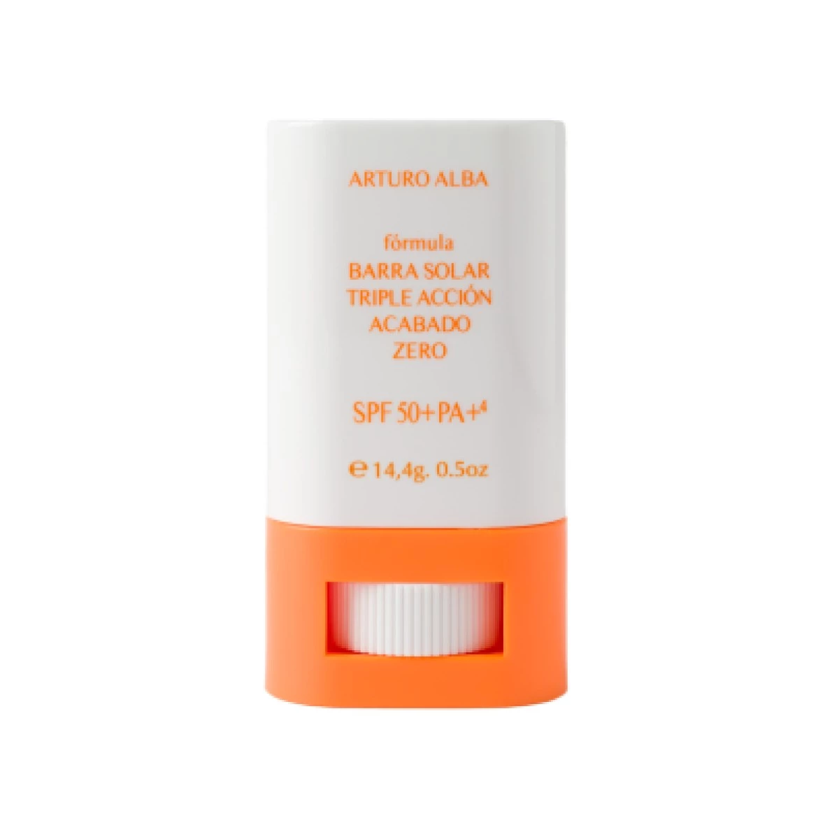 Arturo Alba Barra Solar Triple Accion SPF50+ Acabado Zero, 14,4 g
