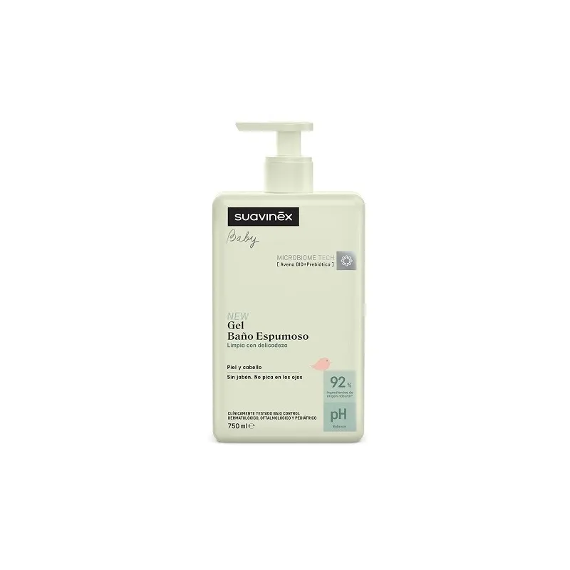 Suavinex Gel-Champú Espumoso, 750ml.
