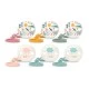Suavinex Broche pinza redondo con cadena, 1 unidad