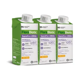 NS Florabiotic Sueropro+ Oral Sabor Naranja, 3x200 ml