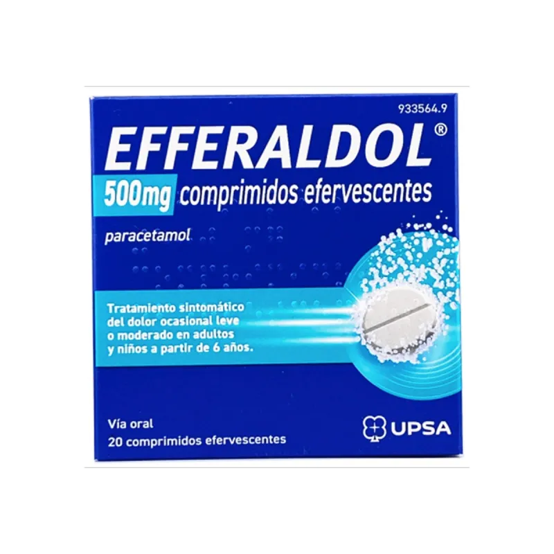 Efferalgan 500 mg, 20 Comprimidos Efervescentes. Efferalgan 500 mg, 20 Comprimidos Efervescentes.