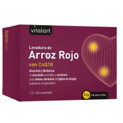 Vitalart Arroz Rojo Coq10, 60 comp.