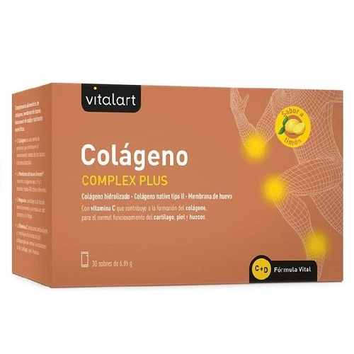 Vitalart Colágeno complex plus, 30 sobres