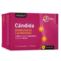 Vitalart Cándida, 30 perlas y 30 comprimidos